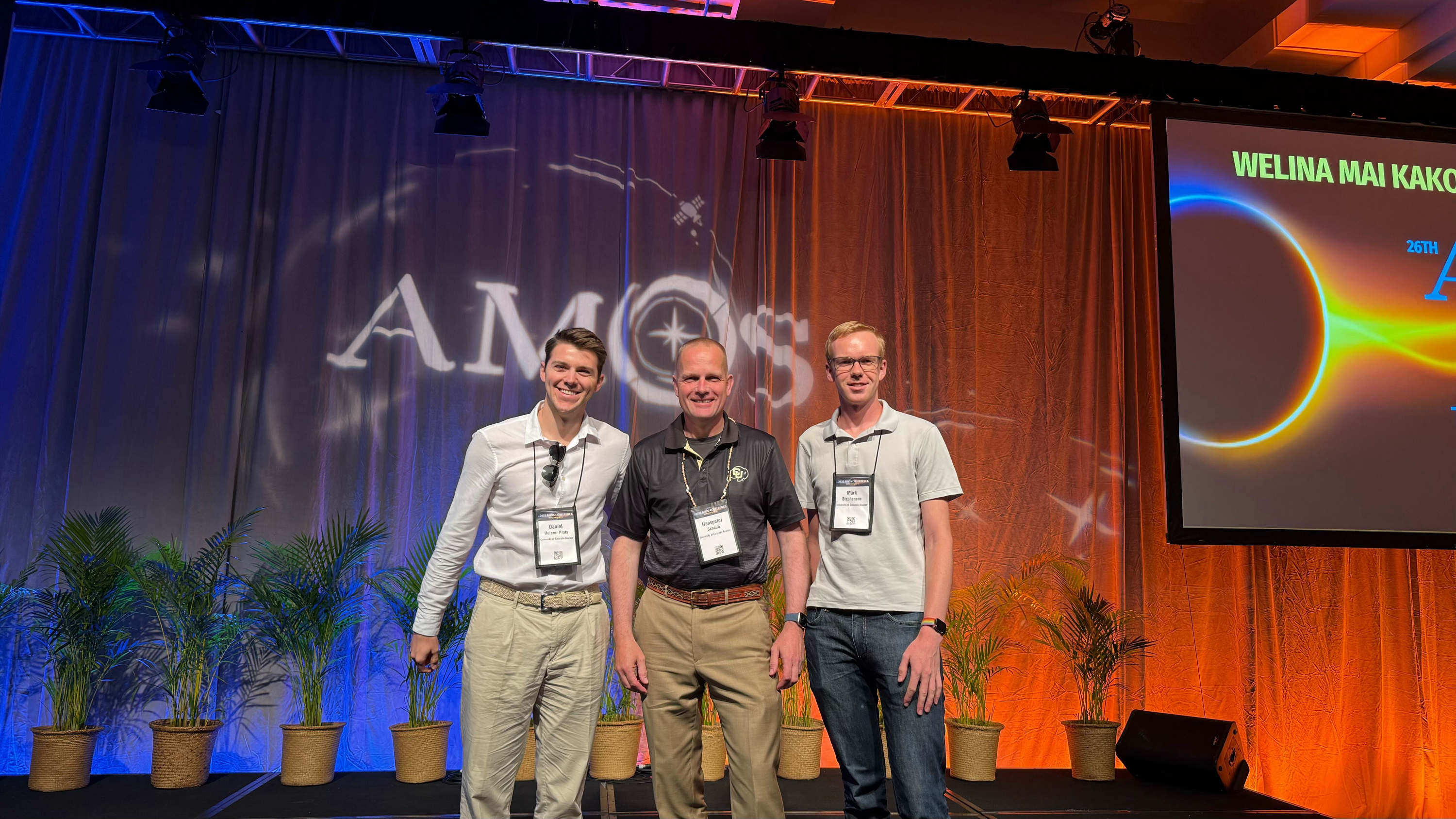 With Dr. Hanspeter Schaub and Mark